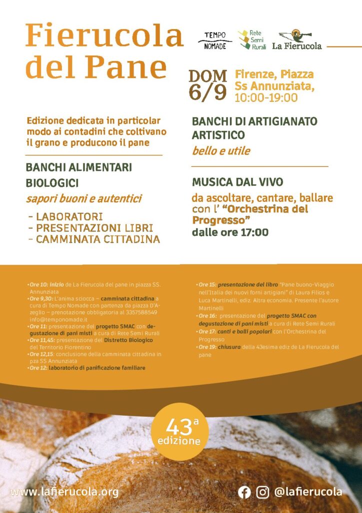 Locandina A4 Fierucola pane 2026